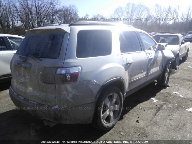 1GKKVRED6CJ342176 - 2012 GMC ACADIA SLT-1 WHITE photo 4