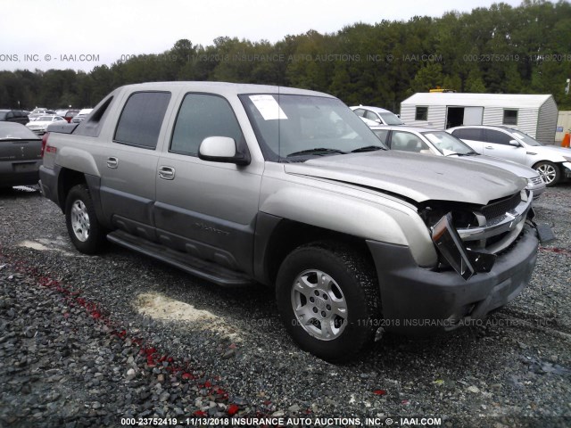 3GNEC13TX3G130190 - 2003 CHEVROLET AVALANCHE C1500 Champagne photo 1