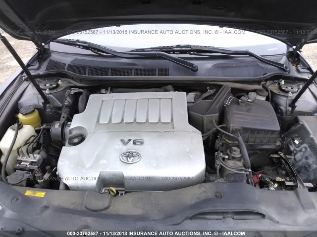 4T1BK3EK1AU600532 - 2010 TOYOTA CAMRY SE/LE/XLE 灰色 照片 10