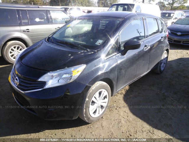 3N1CE2CP3HL368550 - 2017 NISSAN VERSA NOTE S/S PLUS/SV/SL/SR BLACK photo 2