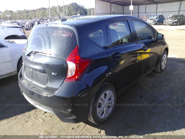 3N1CE2CP3HL368550 - 2017 NISSAN VERSA NOTE S/S PLUS/SV/SL/SR BLACK photo 4
