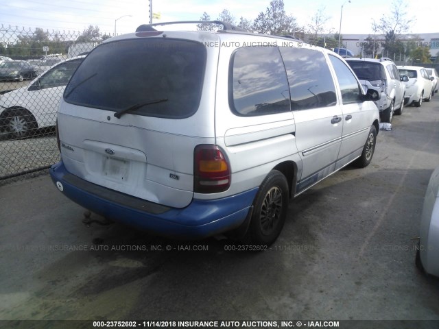 2FMZA5141WBE10053 - 1998 FORD WINDSTAR WAGON SILVER photo 4