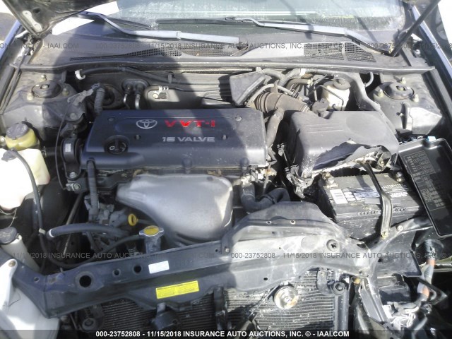 4T1BE32K54U321911 - 2004 TOYOTA CAMRY LE/XLE/SE BLACK photo 10