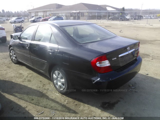 4T1BE32K54U321911 - 2004 TOYOTA CAMRY LE/XLE/SE BLACK photo 3