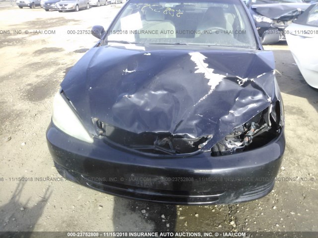 4T1BE32K54U321911 - 2004 TOYOTA CAMRY LE/XLE/SE BLACK photo 6