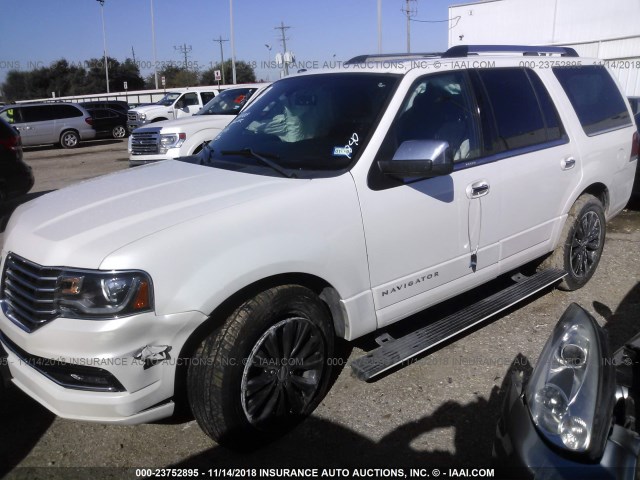 5LMJJ2HTXFEJ01840 - 2015 LINCOLN NAVIGATOR 白色 照片 2