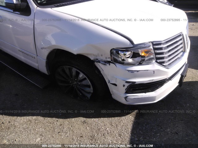 5LMJJ2HTXFEJ01840 - 2015 LINCOLN NAVIGATOR 白色 照片 6
