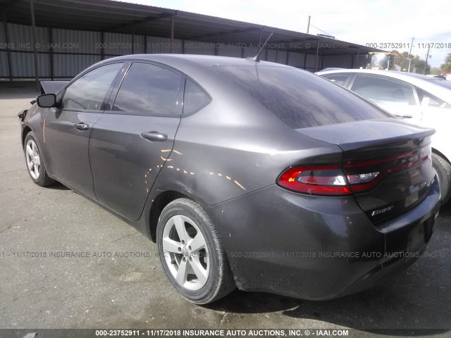 1C3CDFBB8FD252734 - 2015 DODGE DART SXT GRAY photo 3