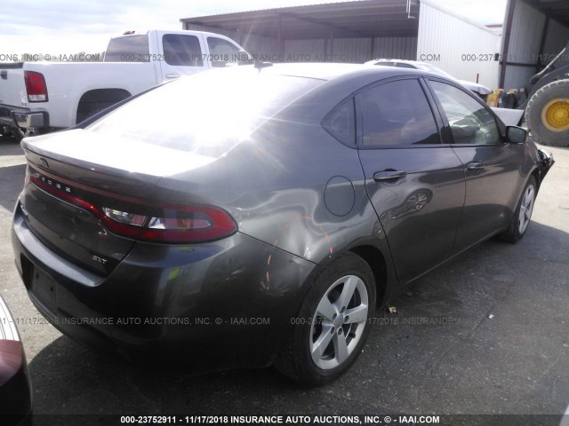 1C3CDFBB8FD252734 - 2015 DODGE DART SXT GRAY photo 4