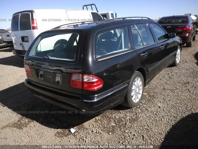 WDBJH65J8YA969731 - 2000 MERCEDES-BENZ E 320 BLACK photo 4