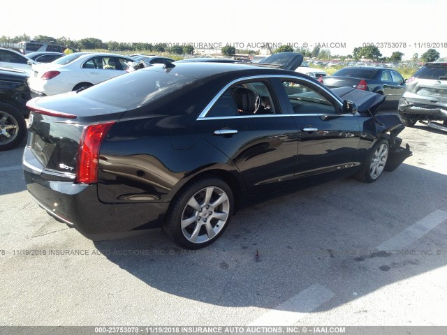 1G6AG5RX5E0117869 - 2014 CADILLAC ATS BLACK photo 4