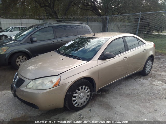 1G2ZF57B384127747 - 2008 PONTIAC G6 VALUE LEADER/BASE GOLD photo 2