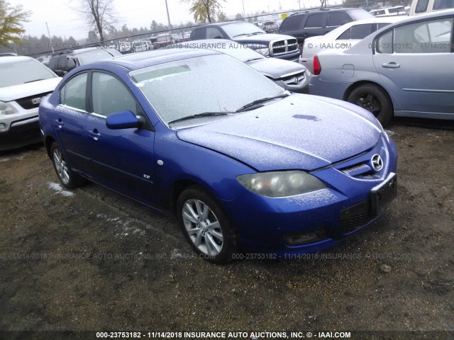 JM1BK323071685813 - 2007 MAZDA 3 S BLUE photo 1