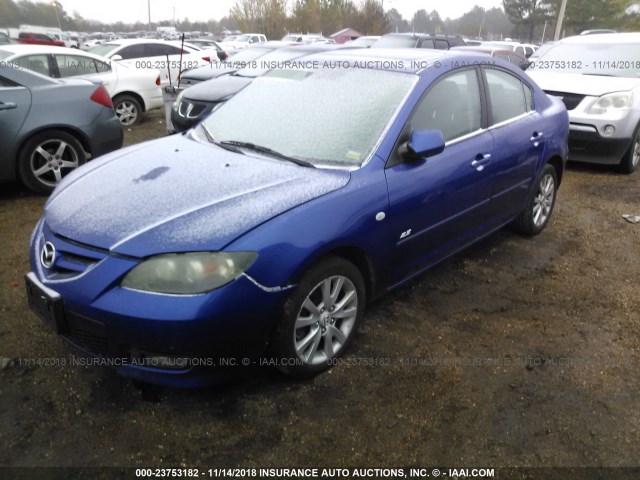 JM1BK323071685813 - 2007 MAZDA 3 S BLUE photo 2