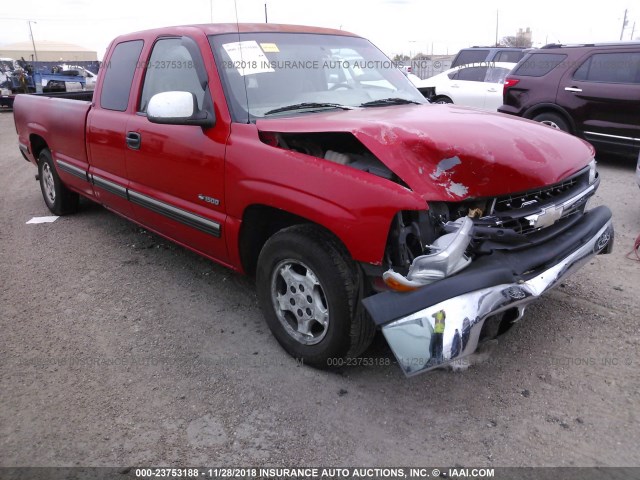 1GCEC19T2XE226957 - 1999 CHEVROLET SILVERADO C1500 RED photo 1