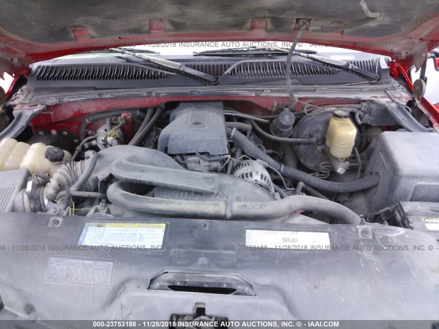 1GCEC19T2XE226957 - 1999 CHEVROLET SILVERADO C1500 RED photo 10