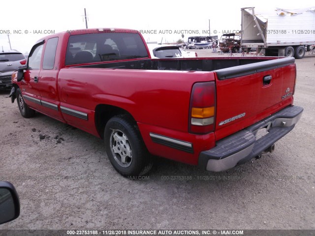 1GCEC19T2XE226957 - 1999 CHEVROLET SILVERADO C1500 RED photo 3