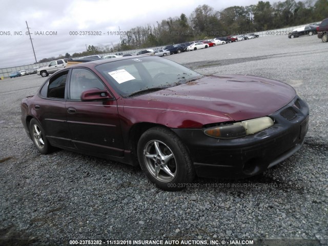 1G2WR5217YF267474 - 2000 PONTIAC GRAND PRIX GTP MAROON photo 1