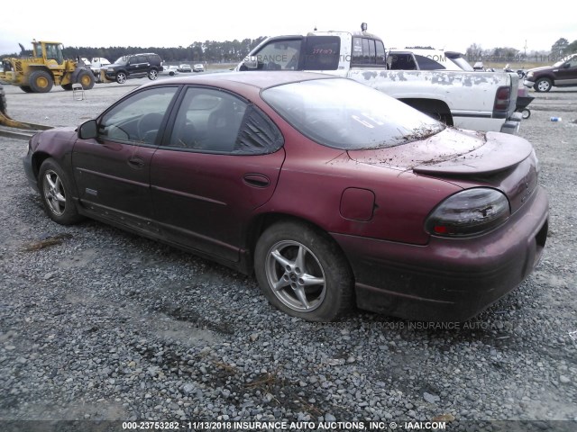 1G2WR5217YF267474 - 2000 PONTIAC GRAND PRIX GTP MAROON photo 3