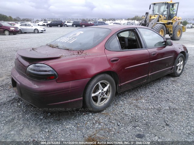 1G2WR5217YF267474 - 2000 PONTIAC GRAND PRIX GTP MAROON photo 4