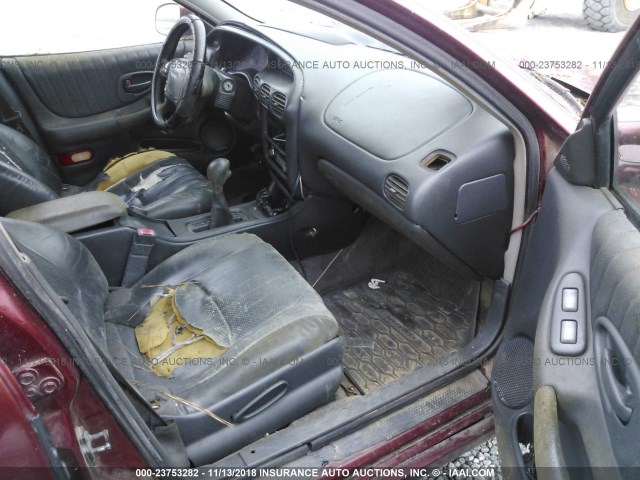 1G2WR5217YF267474 - 2000 PONTIAC GRAND PRIX GTP MAROON photo 5