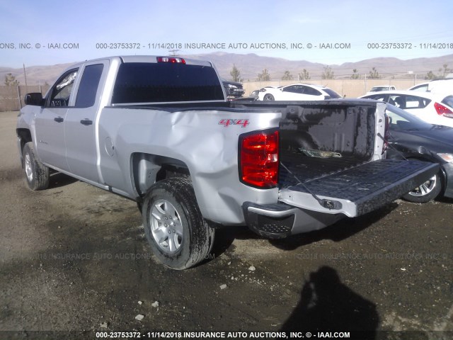 1GCVKPEC6HZ222660 - 2017 CHEVROLET SILVERADO K1500 CUSTOM SILVER photo 3