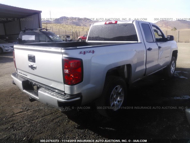 1GCVKPEC6HZ222660 - 2017 CHEVROLET SILVERADO K1500 CUSTOM SILVER photo 4