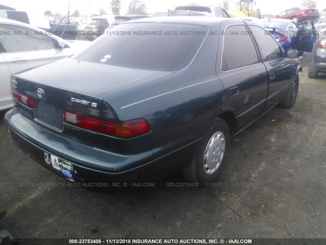 4T1BG22K5VU784217 - 1997 TOYOTA CAMRY CE/LE/XLE 绿色 照片 4