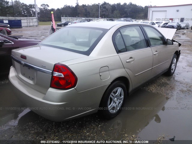 1G1ZS58F78F134805 - 2008 CHEVROLET MALIBU LS GOLD photo 4
