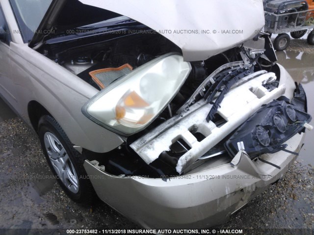 1G1ZS58F78F134805 - 2008 CHEVROLET MALIBU LS GOLD photo 6