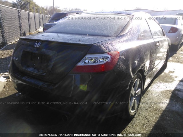 2HGFG12908H537967 - 2008 HONDA CIVIC EXL Dark Blue photo 4