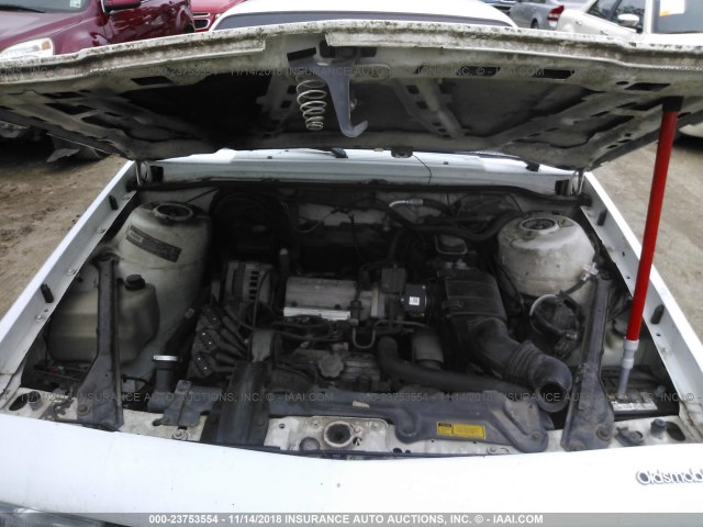 1G3AG54N6P6418427 - 1993 OLDSMOBILE CUTLASS CIERA S WHITE photo 10