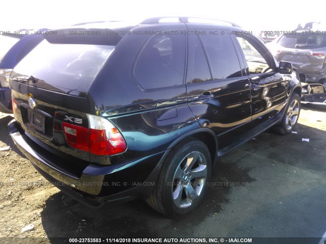 5UXFB53506LV26014 - 2006 BMW X5 4.4I BLACK photo 4