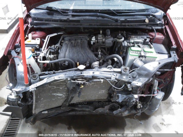 3N1AB61E58L686775 - 2008 NISSAN SENTRA 2.0/2.0S/2.0SL MAROON photo 10