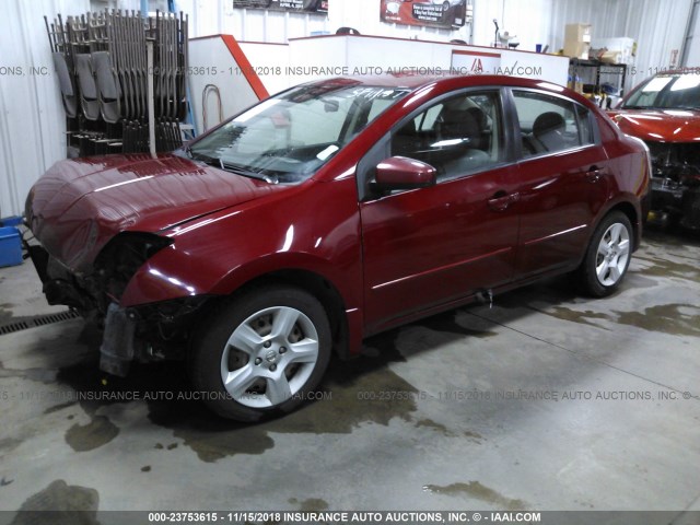 3N1AB61E58L686775 - 2008 NISSAN SENTRA 2.0/2.0S/2.0SL MAROON photo 2