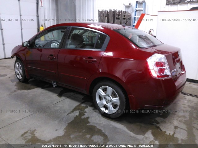 3N1AB61E58L686775 - 2008 NISSAN SENTRA 2.0/2.0S/2.0SL MAROON photo 3