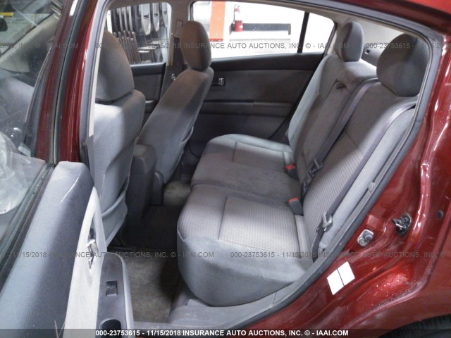 3N1AB61E58L686775 - 2008 NISSAN SENTRA 2.0/2.0S/2.0SL MAROON photo 8