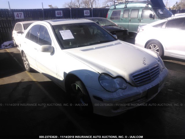 WDBRF92H07F894245 - 2007 MERCEDES-BENZ C 280 4MATIC WHITE photo 1