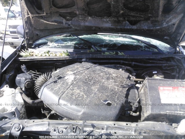 3TMJU4GN5FM190188 - 2015 TOYOTA TACOMA DOUBLE CAB PRERUNNER GRAY photo 10