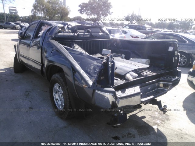 3TMJU4GN5FM190188 - 2015 TOYOTA TACOMA DOUBLE CAB PRERUNNER GRAY photo 3