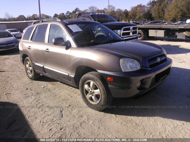 KM8SC73DX5U962342 - 2005 HYUNDAI SANTA FE GLS/LX GOLD photo 1