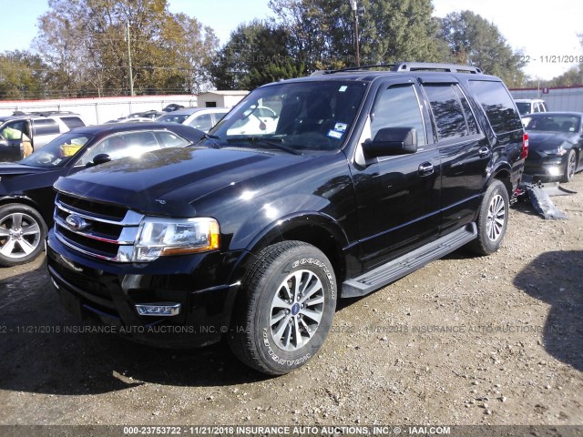 1FMJU1HT6HEA55494 - 2017 FORD EXPEDITION XLT/KING RANCH BLACK photo 2