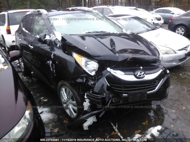 KM8JU3AC9CU357771 - 2012 HYUNDAI TUCSON GLS/LIMITED შავი ფოტო 1