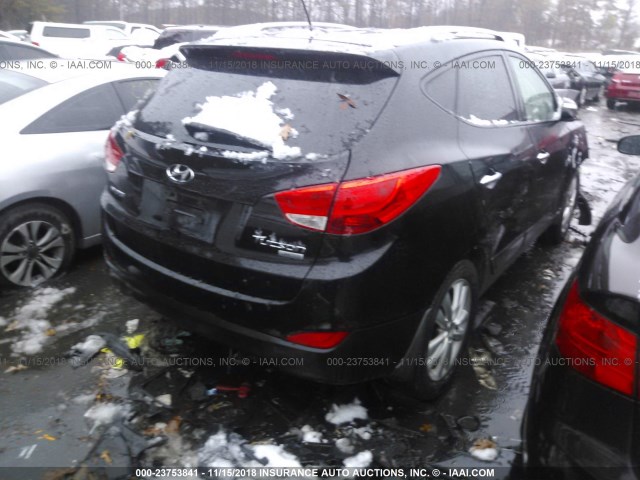 KM8JU3AC9CU357771 - 2012 HYUNDAI TUCSON GLS/LIMITED შავი ფოტო 4