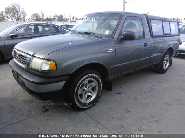 4F4YR12C2XTM23913 - 1999 MAZDA B2500 GRAY photo 2