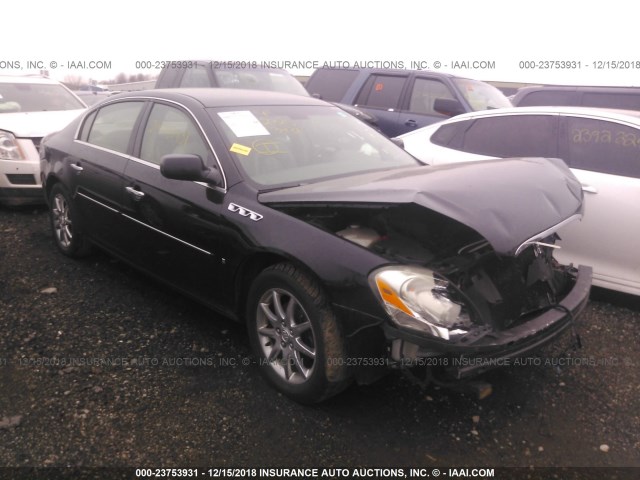 1G4HD57227U148886 - 2007 BUICK LUCERNE CXL BLACK photo 1