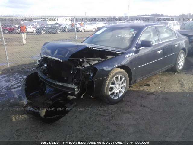 1G4HD57227U148886 - 2007 BUICK LUCERNE CXL BLACK photo 2