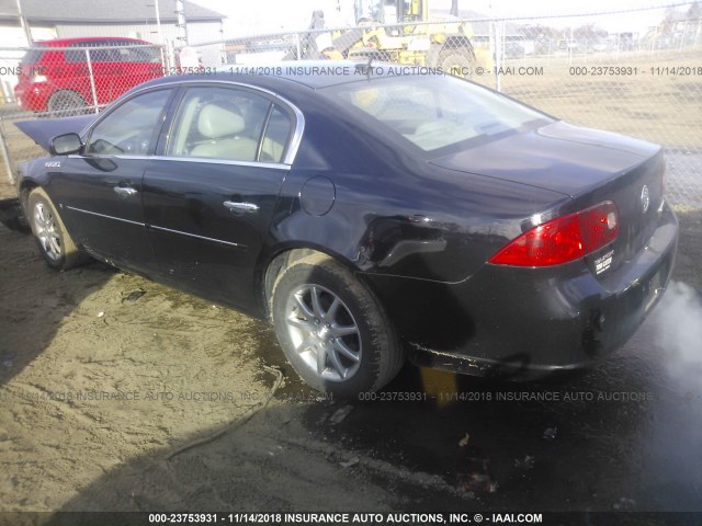 1G4HD57227U148886 - 2007 BUICK LUCERNE CXL BLACK photo 3