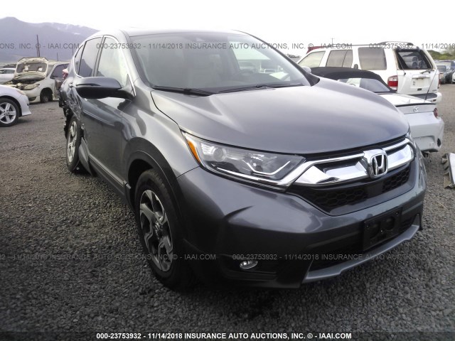 2HKRW1H8XHH507282 - 2017 HONDA CR-V EXL GRAY photo 1