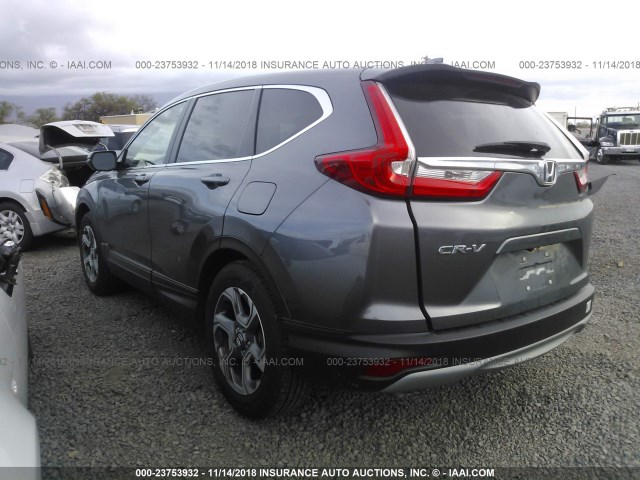 2HKRW1H8XHH507282 - 2017 HONDA CR-V EXL GRAY photo 3